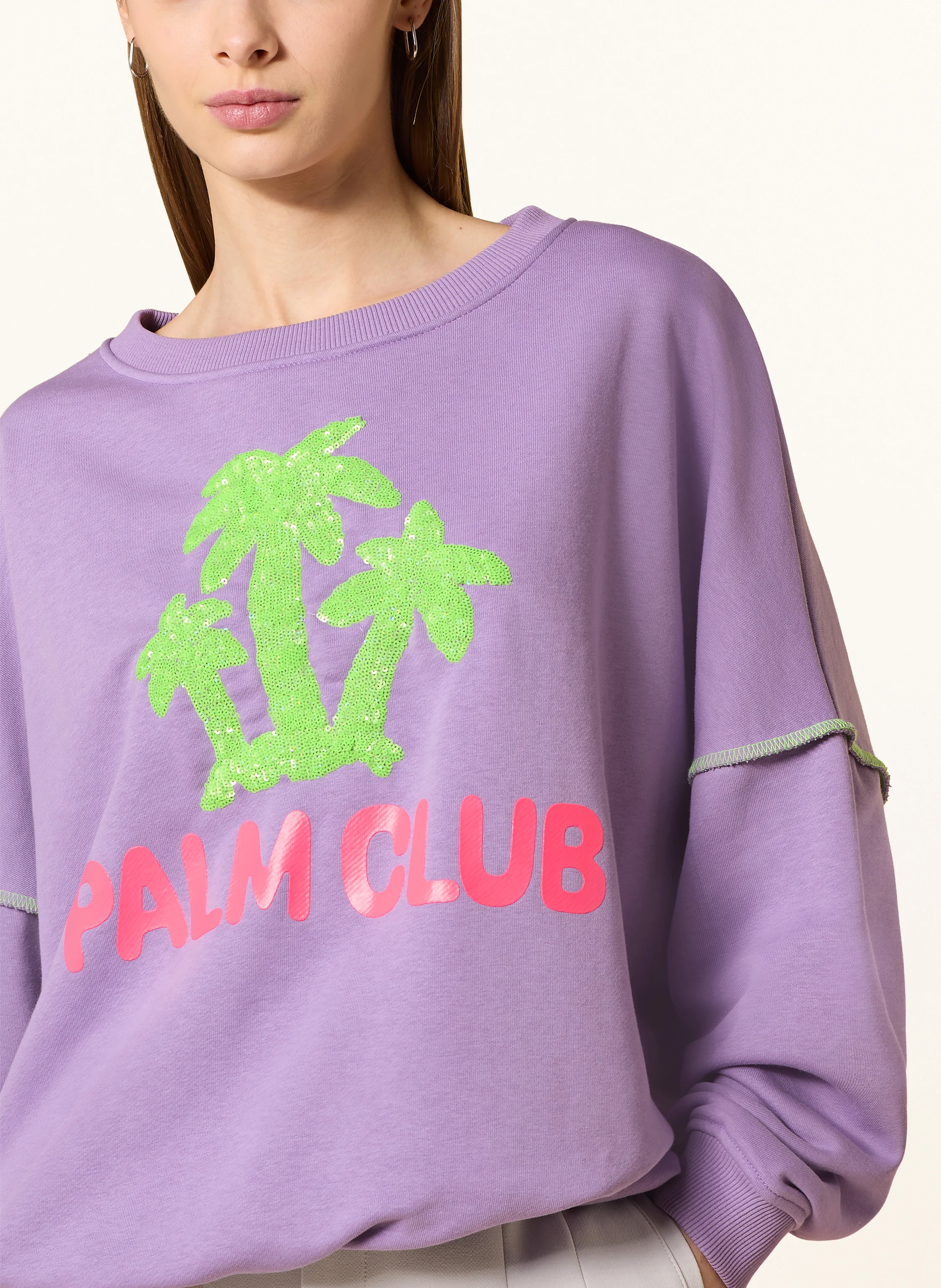 miss goodlife Sweatshirt mit Pailletten