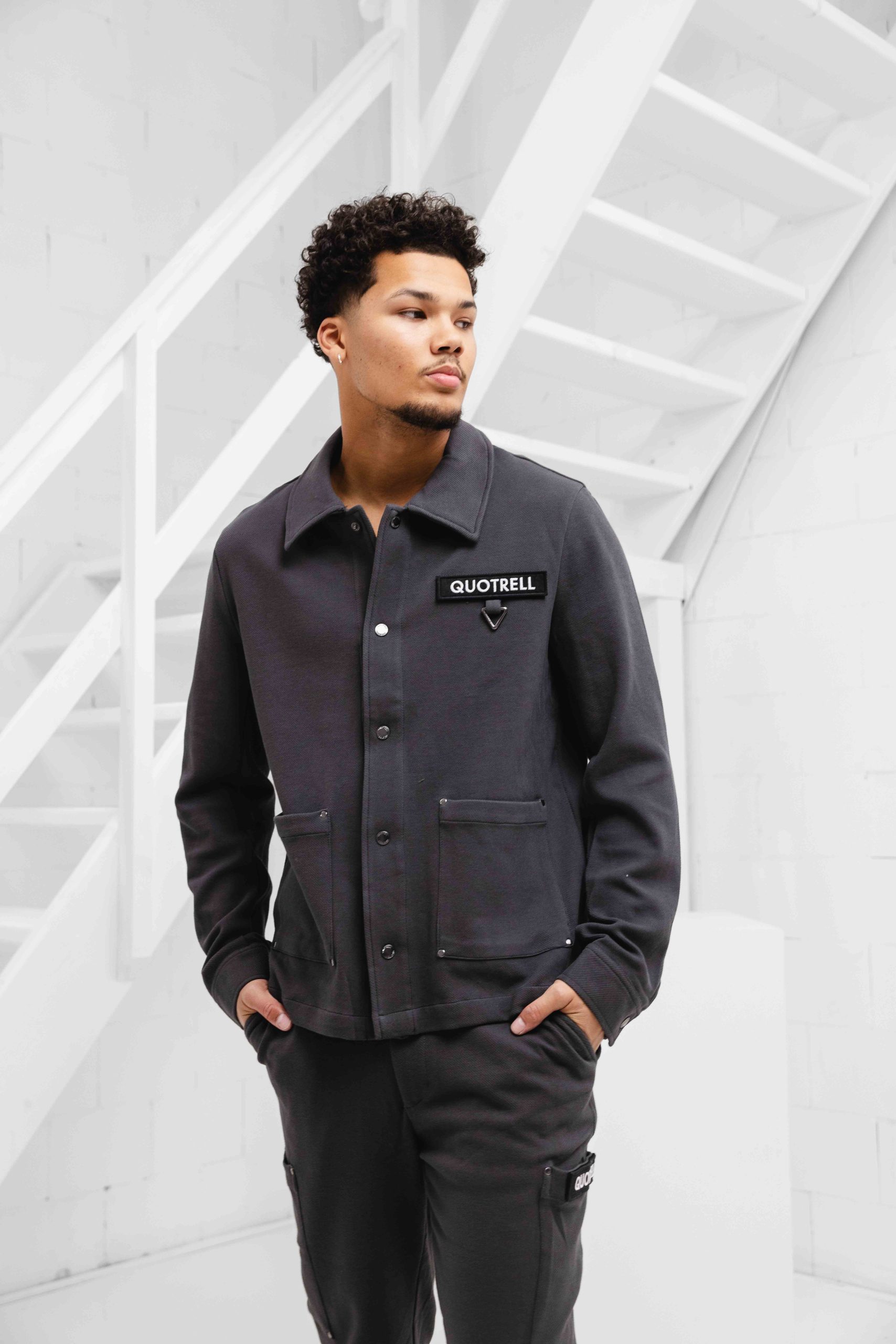 Quotrell Camilo Set Heren Grijs