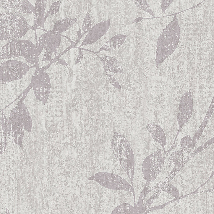 Papier peint vinyle sur intissé GoodHome Hirta lilas