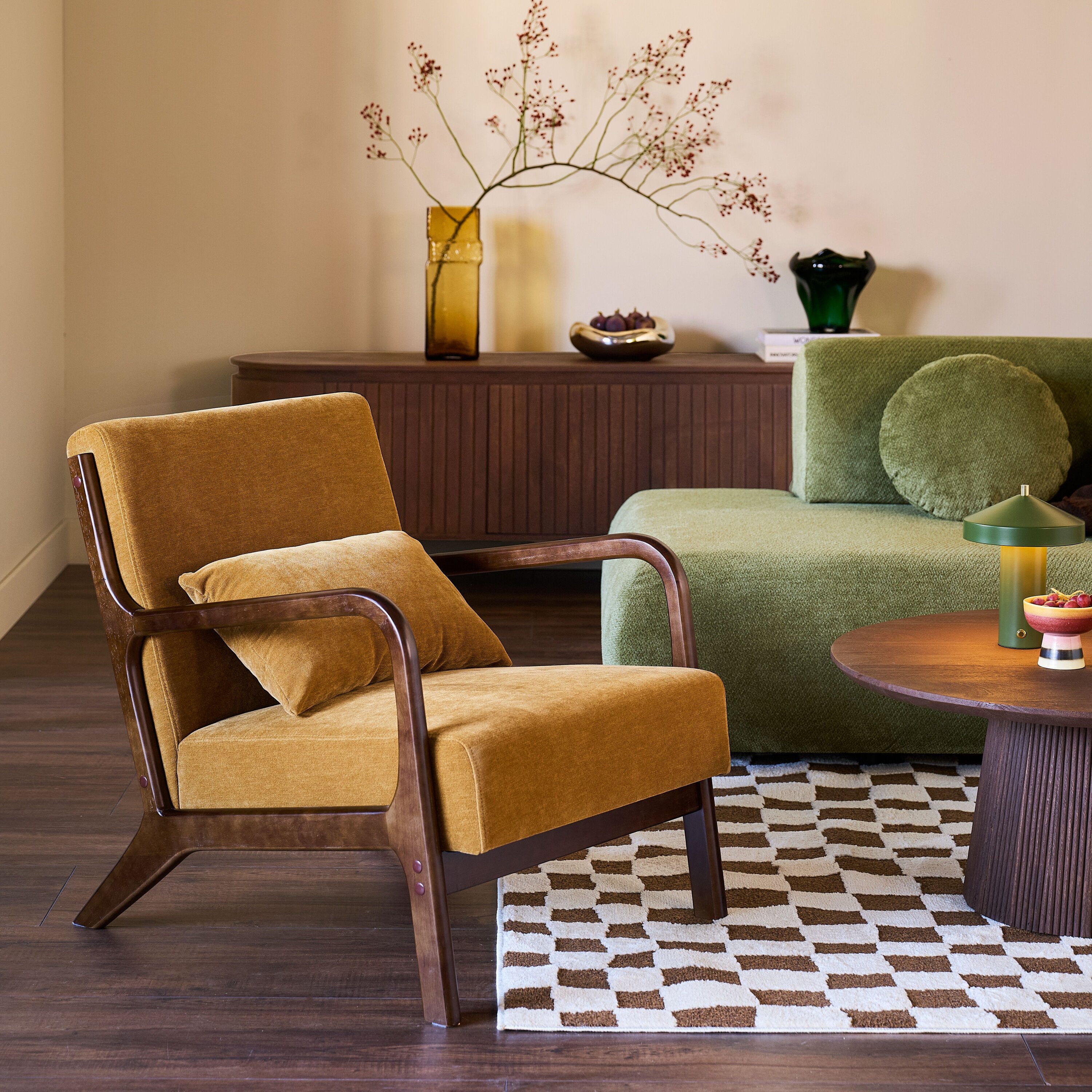 by fonQ Wise Fauteuil - Walnoot - Fennelseed
