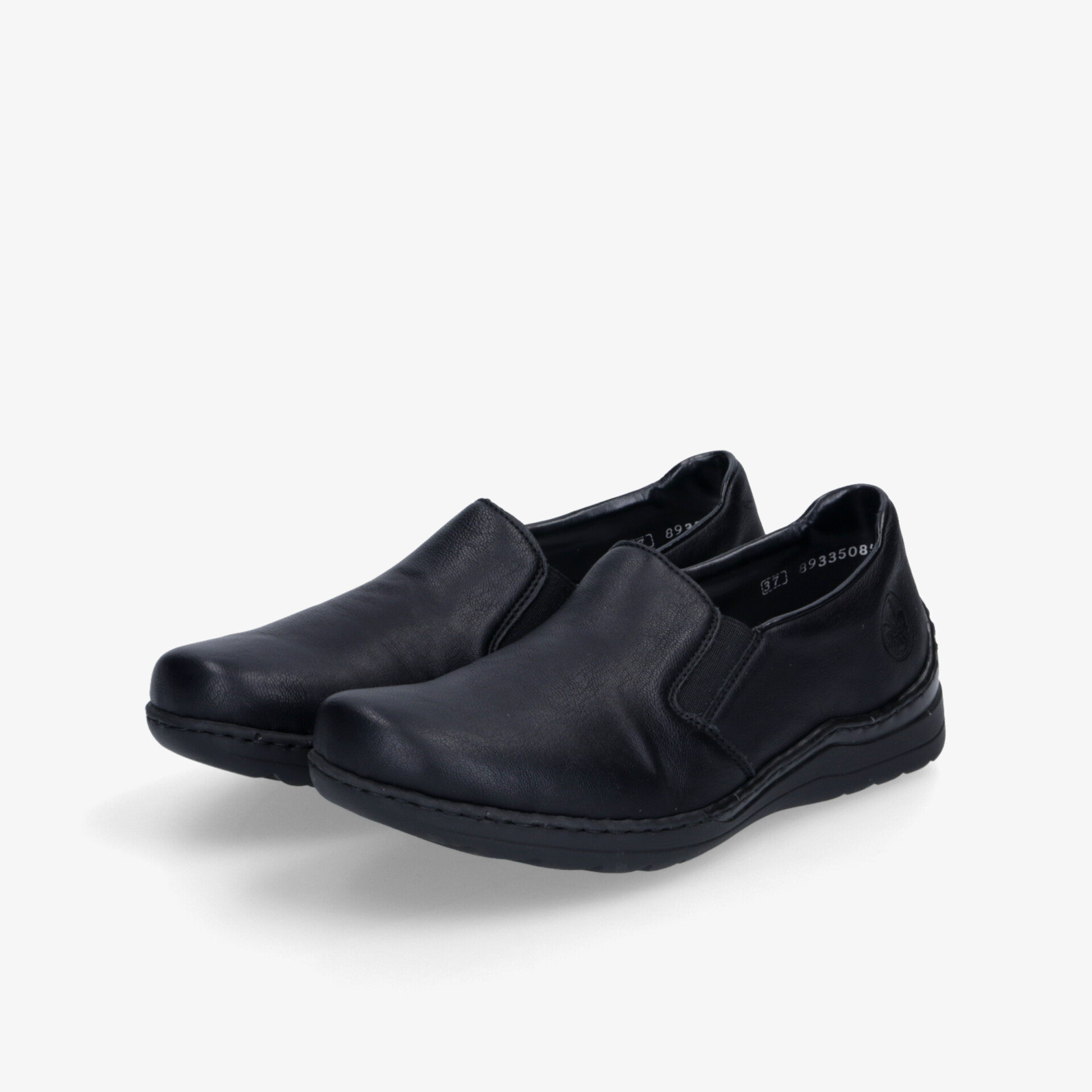 rieker Damen Slipper schwarz