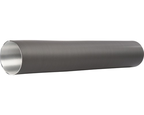 Aluminium flexibele buis Ø80 mm, gepoedercoat grijs metallic