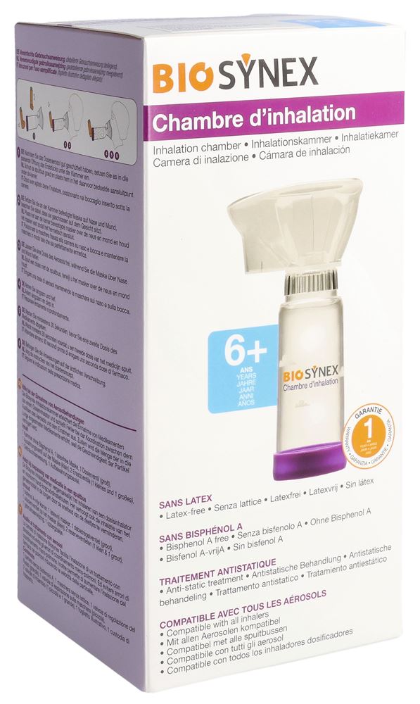 BIOSYNEX Inhalationshilfe<br>1 Stück, 6 Jahre und mehr