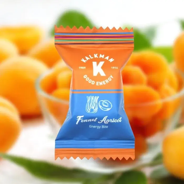 Kalkman Energy Bites Venkel/Abrikoos 28 Stuks