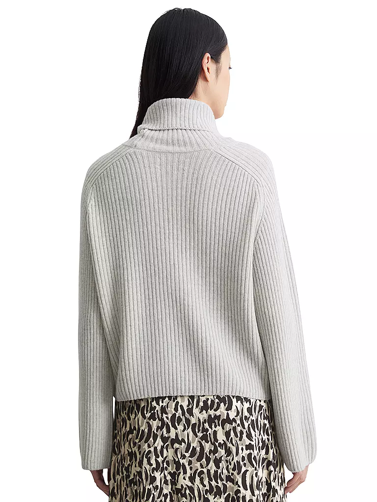 MARC O'POLO Rollkragenpullover hellgrau