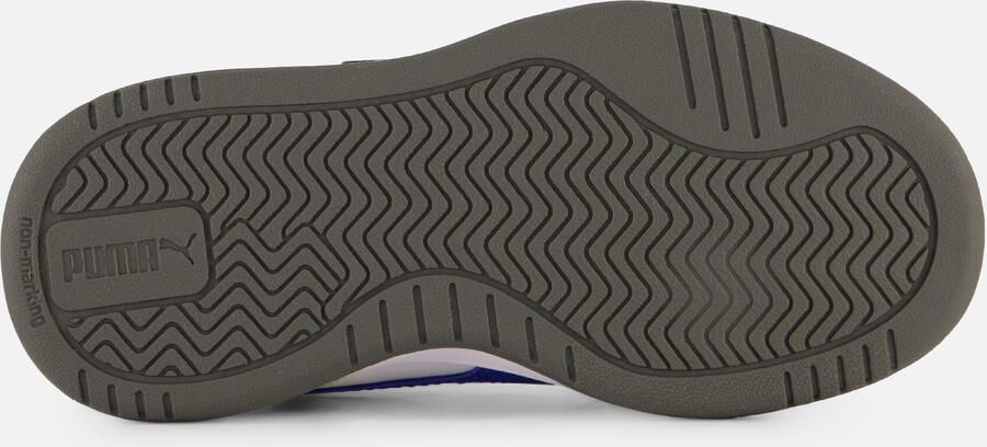 Puma Caven III Block mesh sneakers grijs kobaltblauw wit