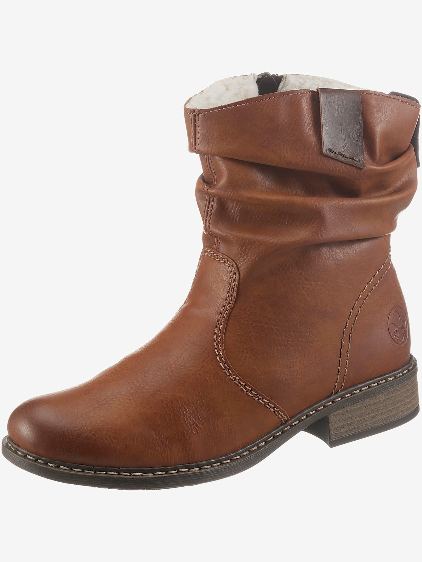 Bottines d'hiver fronces tendance