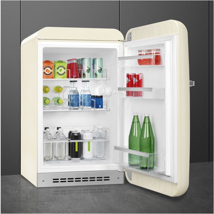 SMEG Stand-Kühlschrank 50's Retro Style FAB10HRCR5 Creme
