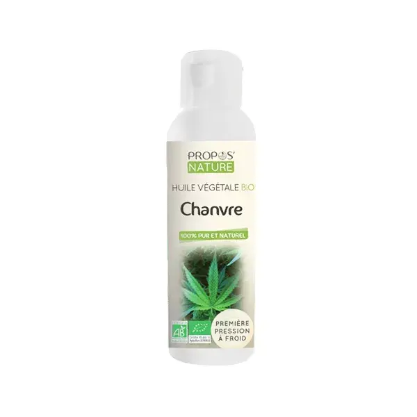 Óleo Vegetal de Cânhamo Orgânico para Aromaterapia Propos' Nature 100ml