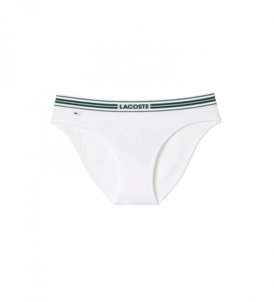 Cuecas brancas Lacoste Heritage