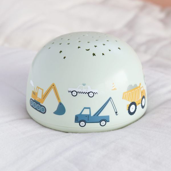 A Little Lovely Company Projector Lamp - Vehicles - Lichtblauw