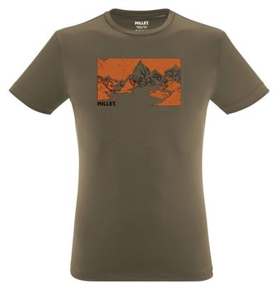 T-Shirt Millet Wanaka Fast Beige Homme
