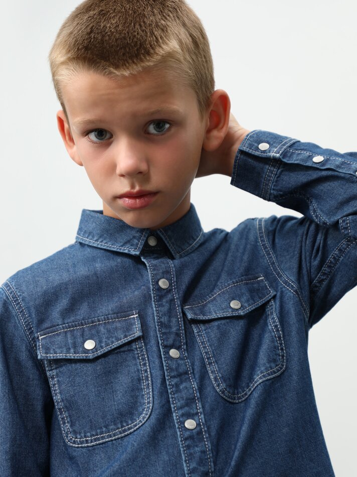 Camisa jeans - Índigo