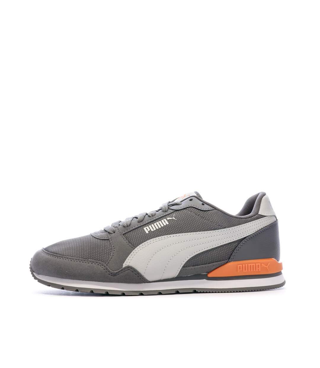 Baskets Grises Homme Puma V3 Mesh Castlerock