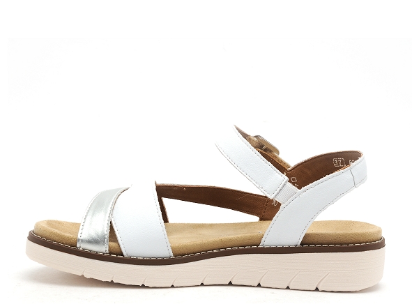 Remonte nu pieds plats femme d2064 blanc