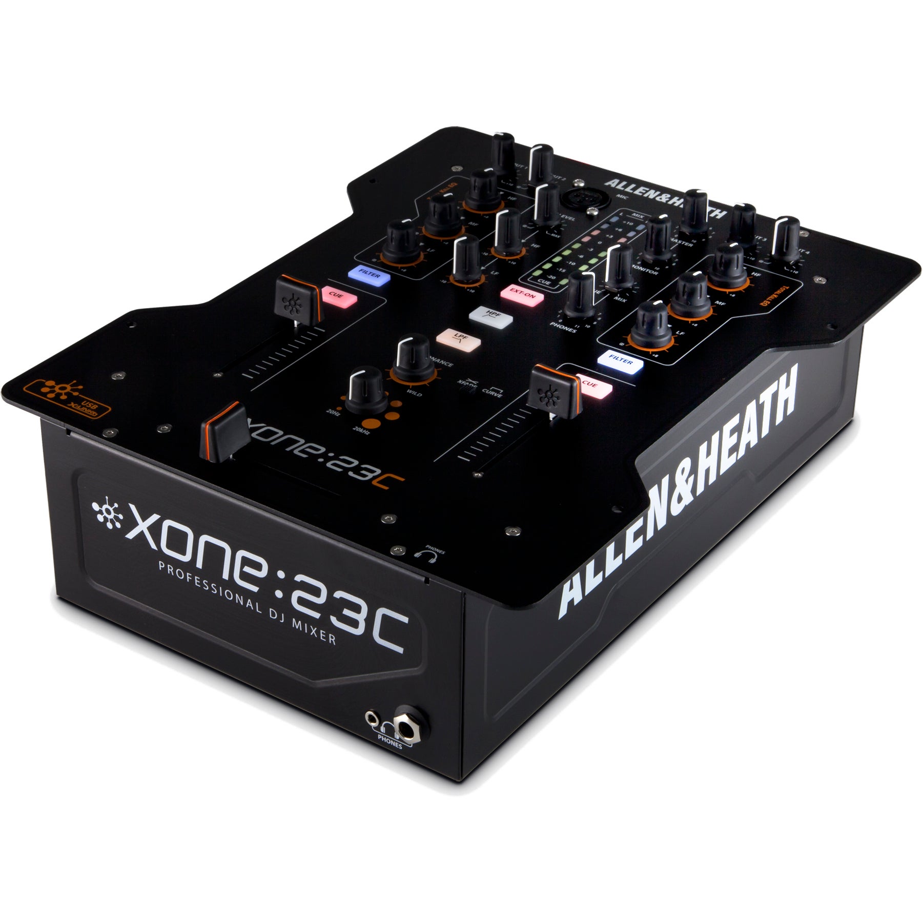 Allen & Heath Xone:23C DJ mixer met 4-kanaals geluidskaart