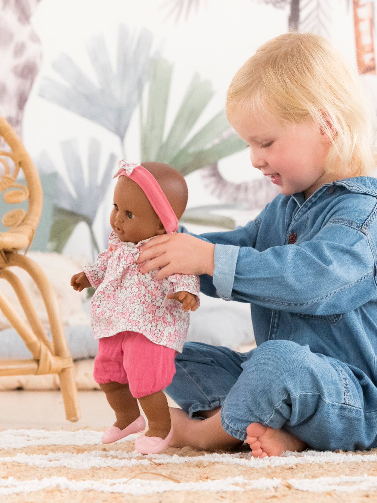 Boneca Lilou Baby 36cm COROLLE rosa