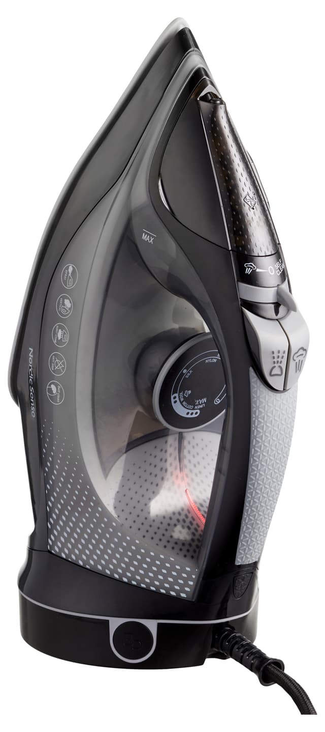 Nordic Sense Ledningsfrit dampstrygejern Black/Grey