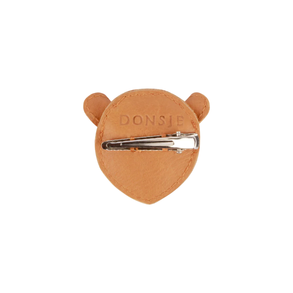 Josy Classic Hairclip | Tiger | Camel Classic Leather