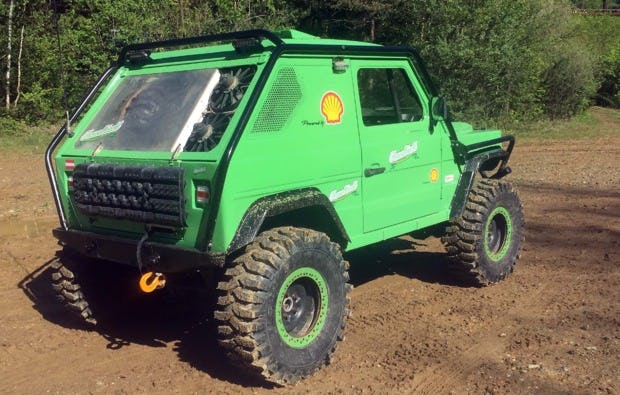 Mercedes Puch G offroad fahren in Stockerau als Geschenk