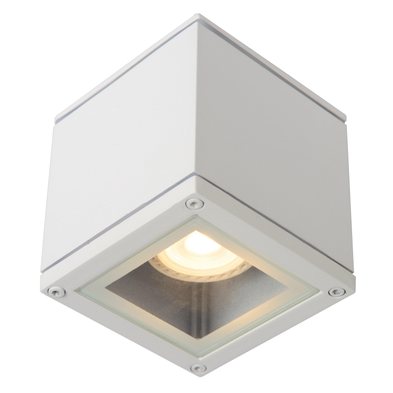 Lucide Aven spot vierkant badkamer IP65 wit