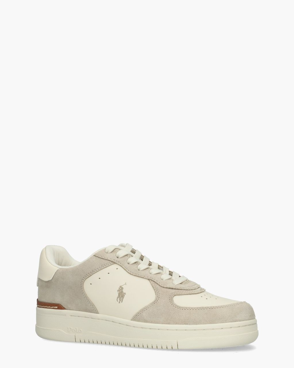 Polo Ralph Lauren Masters Court Off-White/Beige Herensneakers