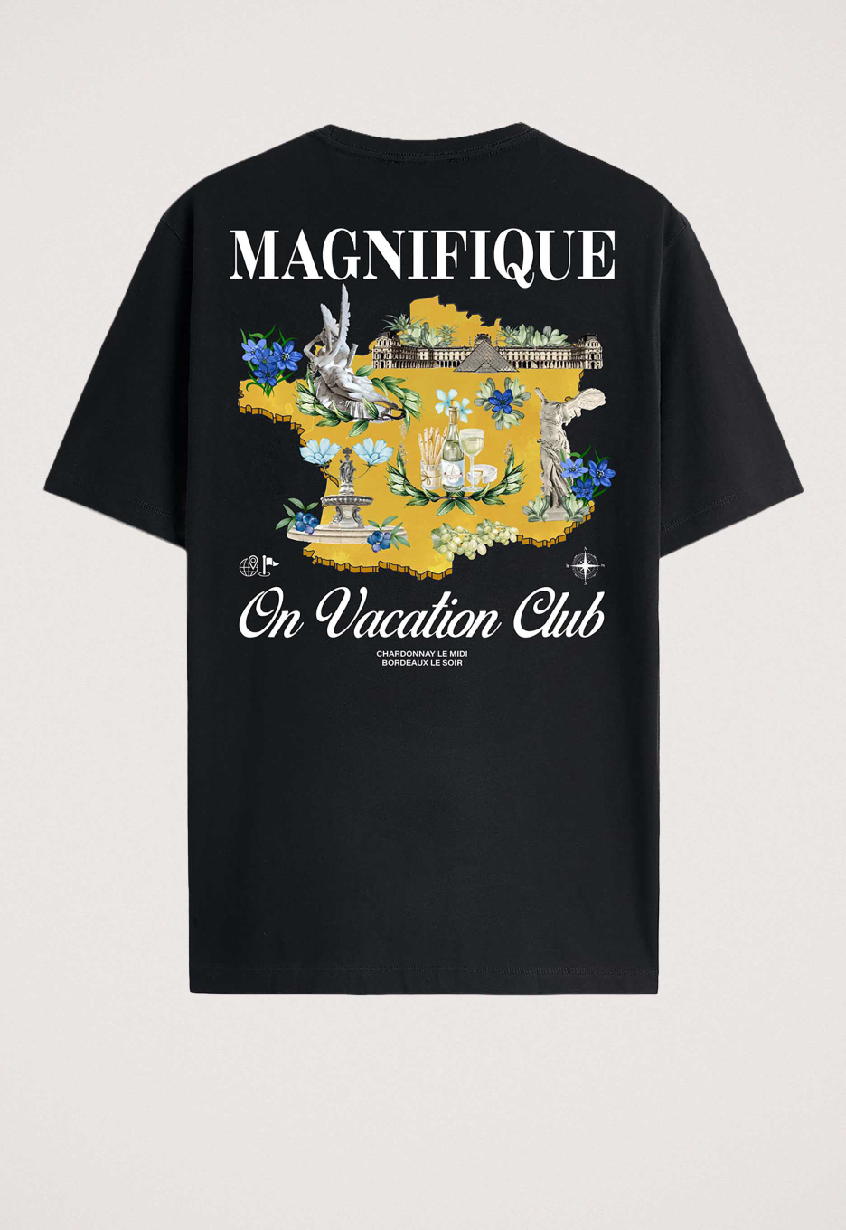 On Vacation Postcard France T-shirt