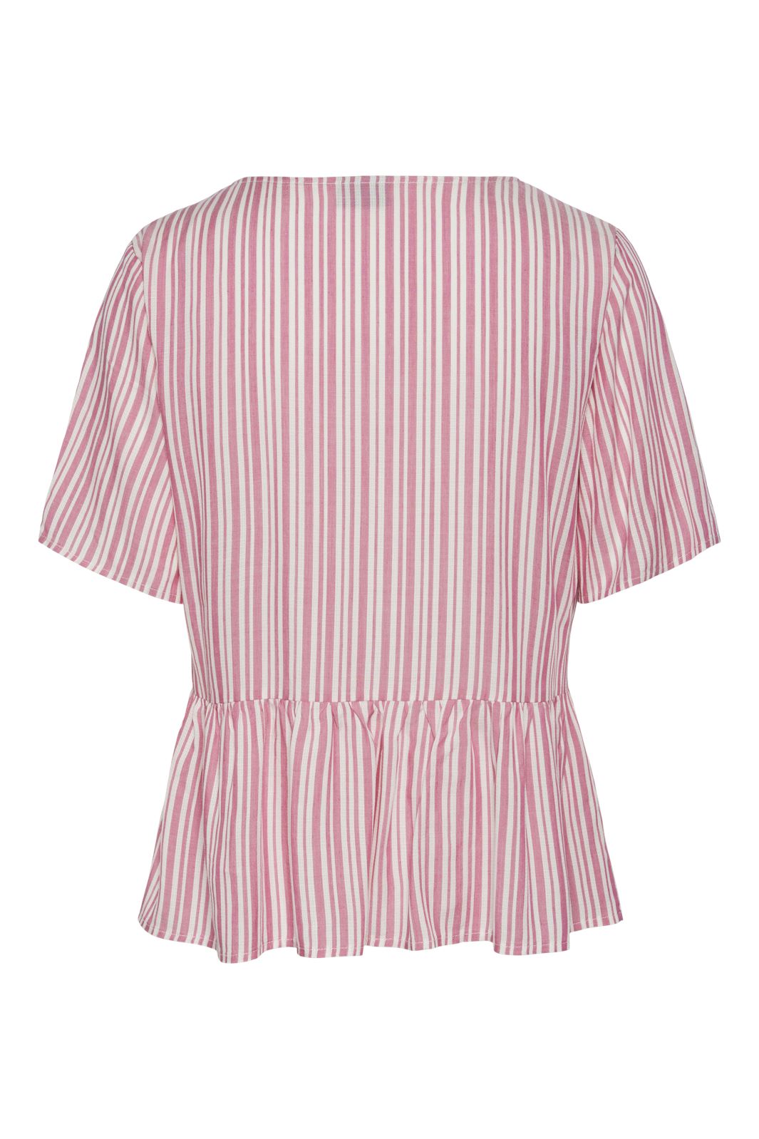 Pieces Pcalvina Ss Button Down Top 4472370 ibis rose cloud dancer