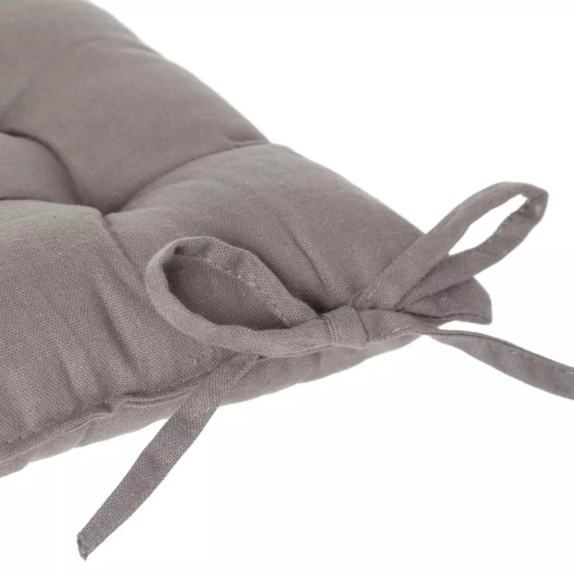 Coussin de chaise carré Datara Taupe