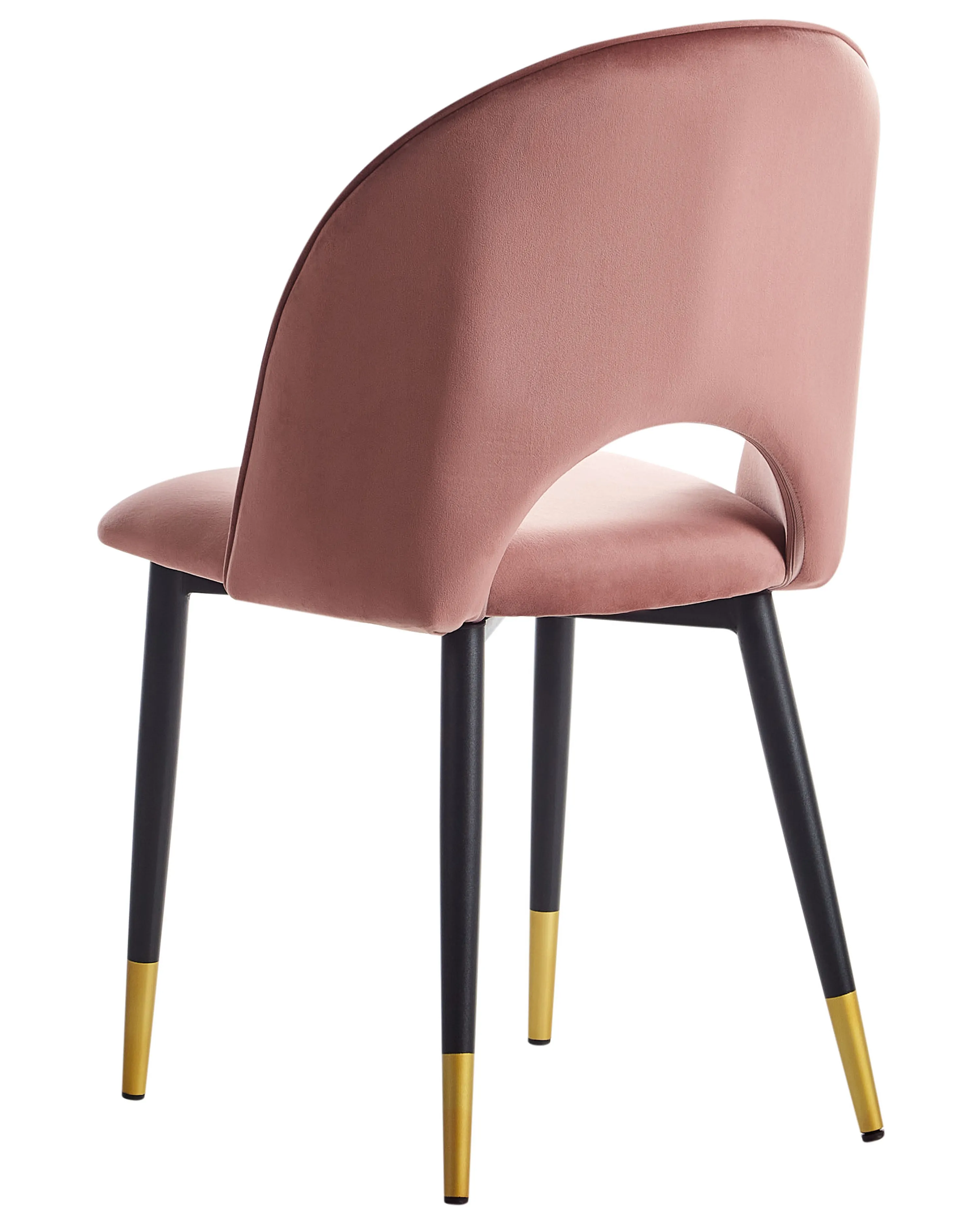 Set van 2 eetkamerstoelen MAGALIA Fluweel Roze