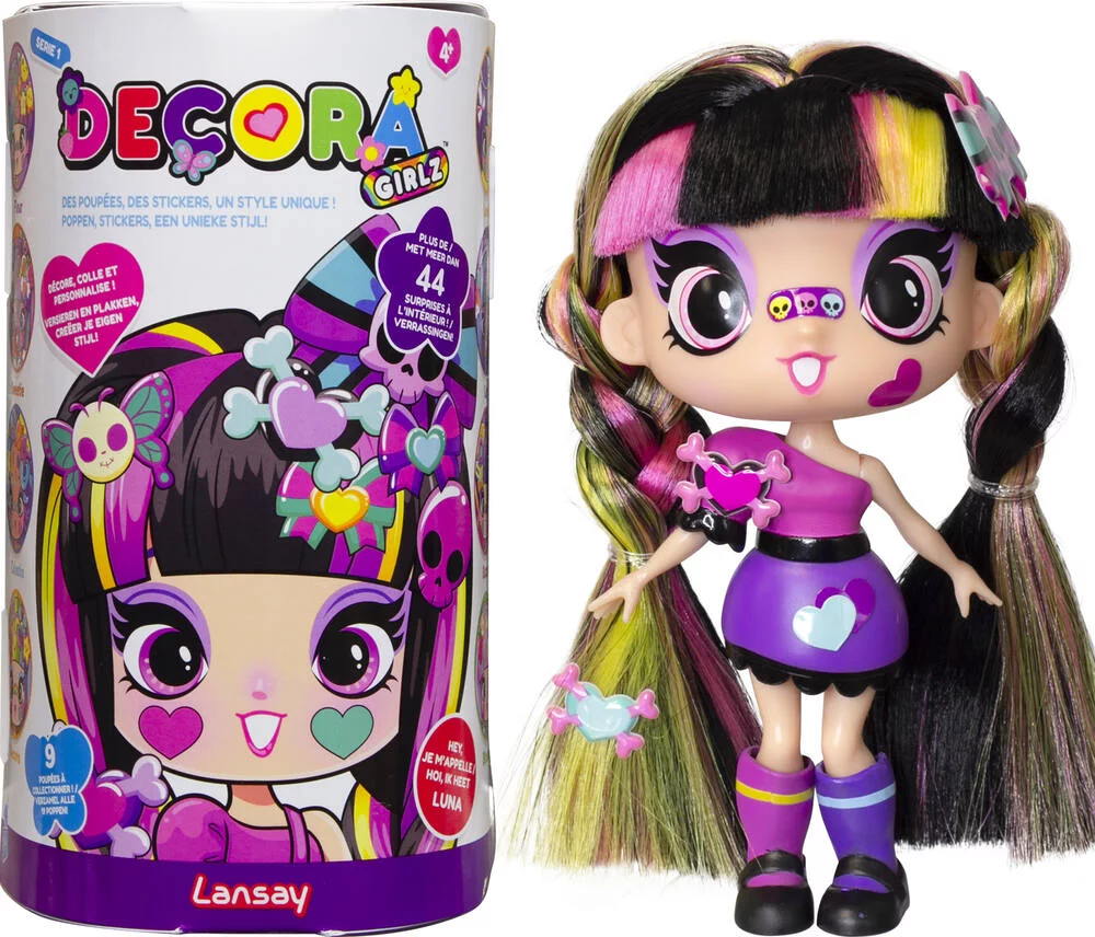 DECORA GIRLZ - MINI POUPEE  FASHION A PERSONNALISER - LUNA