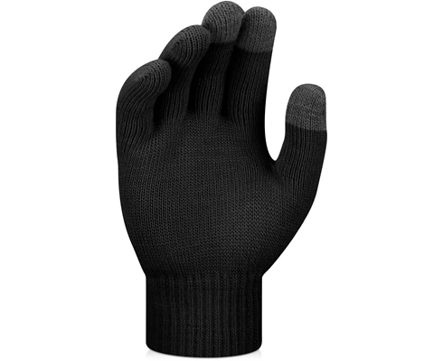 Andersson 2-pk Touch Screen Gloves, Kids' size, Black/Teal