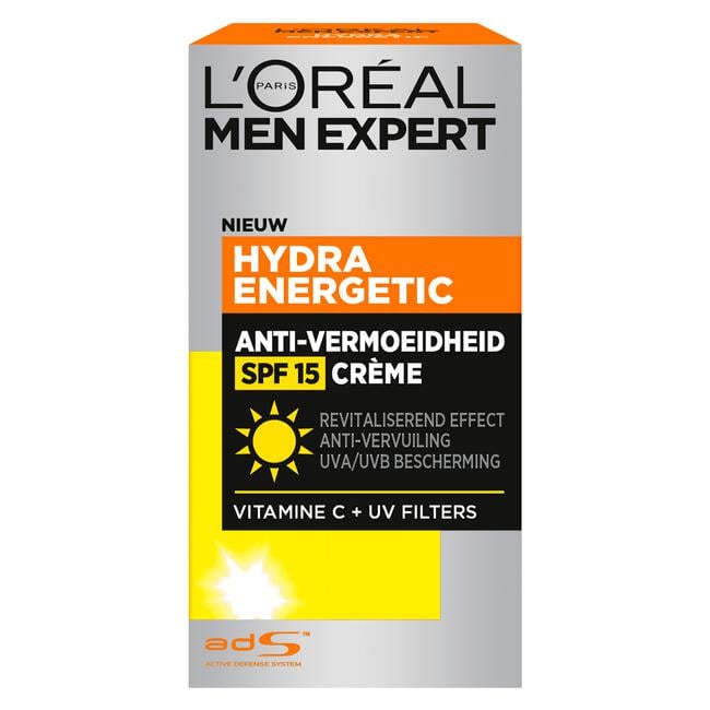 L'Oréal Hydra Energetic Hydraterende Gezichtscrème SPF 15 50ml