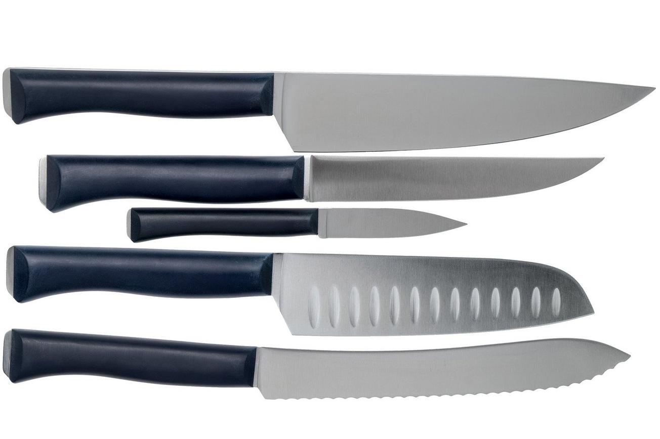 Opinel Intempora 2404, 5-delige messenset incl. blok