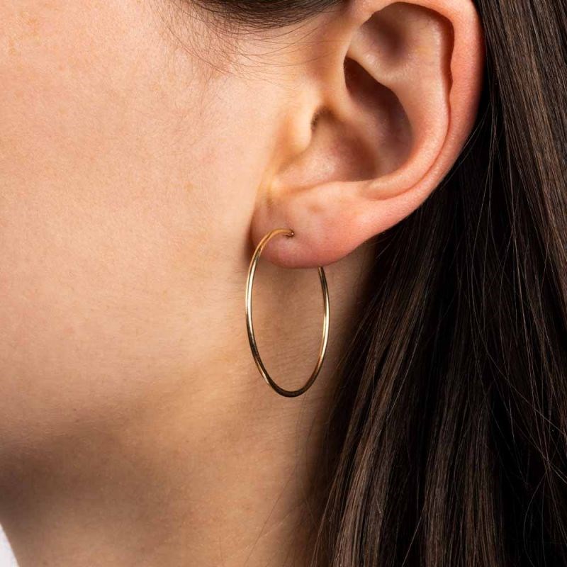 Boucles d'oreilles créoles Or jaune
