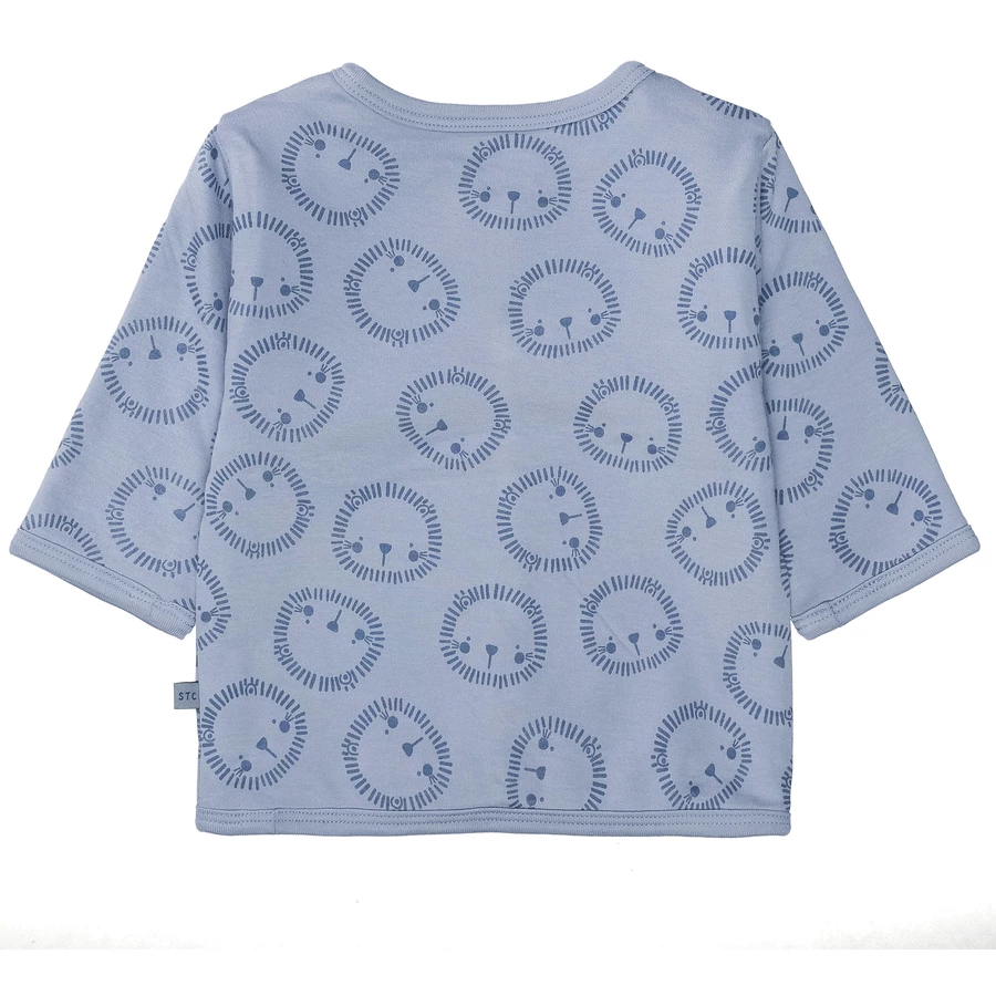STACCATO Wendejacke soft blue gemustert