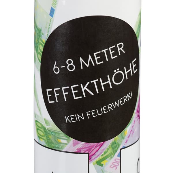 Konfettikanon 40 cm sedler