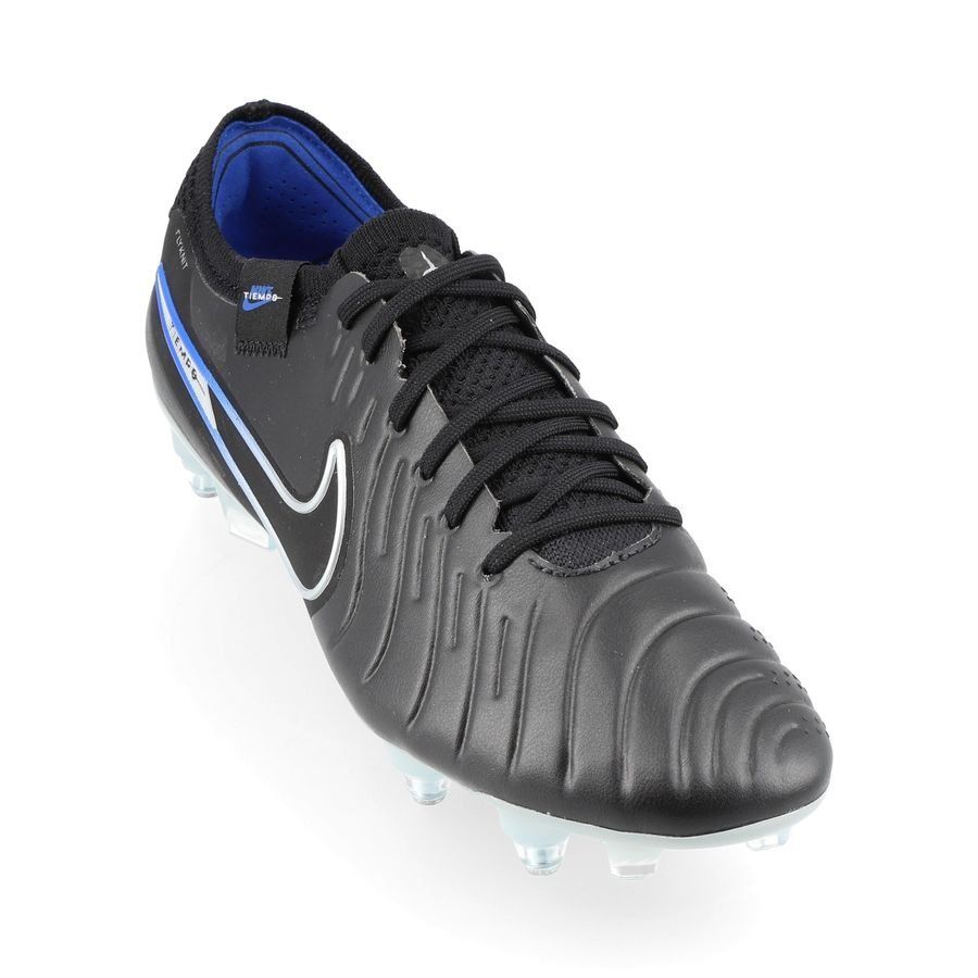 Nike Tiempo Legend 10 Elite SG-PRO Anti-Clog Shadow - Noir/Chrome/Bleu