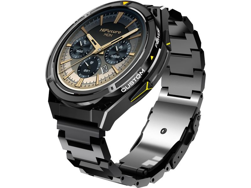 HiFuture Smartwatch Active Schwarz/Gelb 1.43