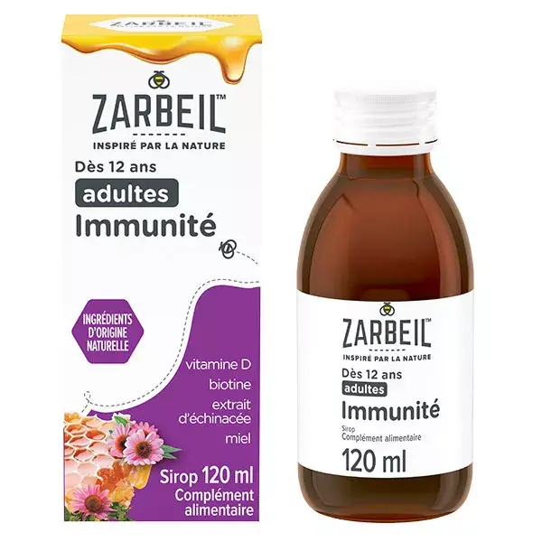 Xarope Zarbeil® para Imunidade em Adultos, Frasco de 120 ml