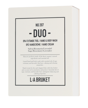L:A BRUKET Cleansing 207 Sage/Rosemary/Lavender Set 190ml-190ml