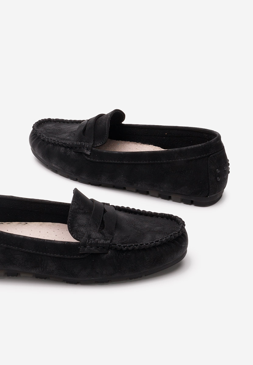 Mocassins femme noirs Luminia V3