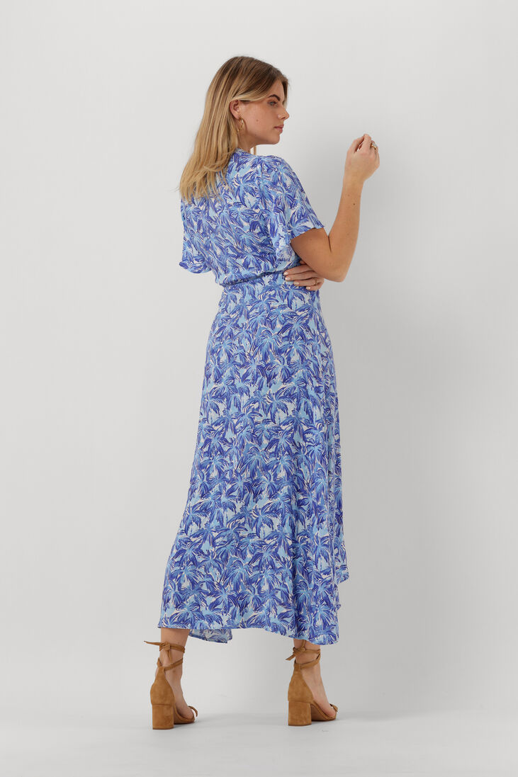 FABIENNE CHAPOT blauwe fabienne chapot midi jurk archana butterfly dress 79