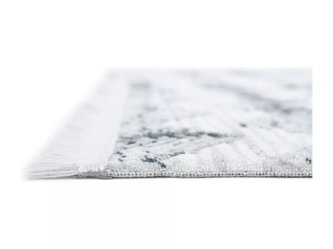 Tapis 125x125 gris Davos Grecian