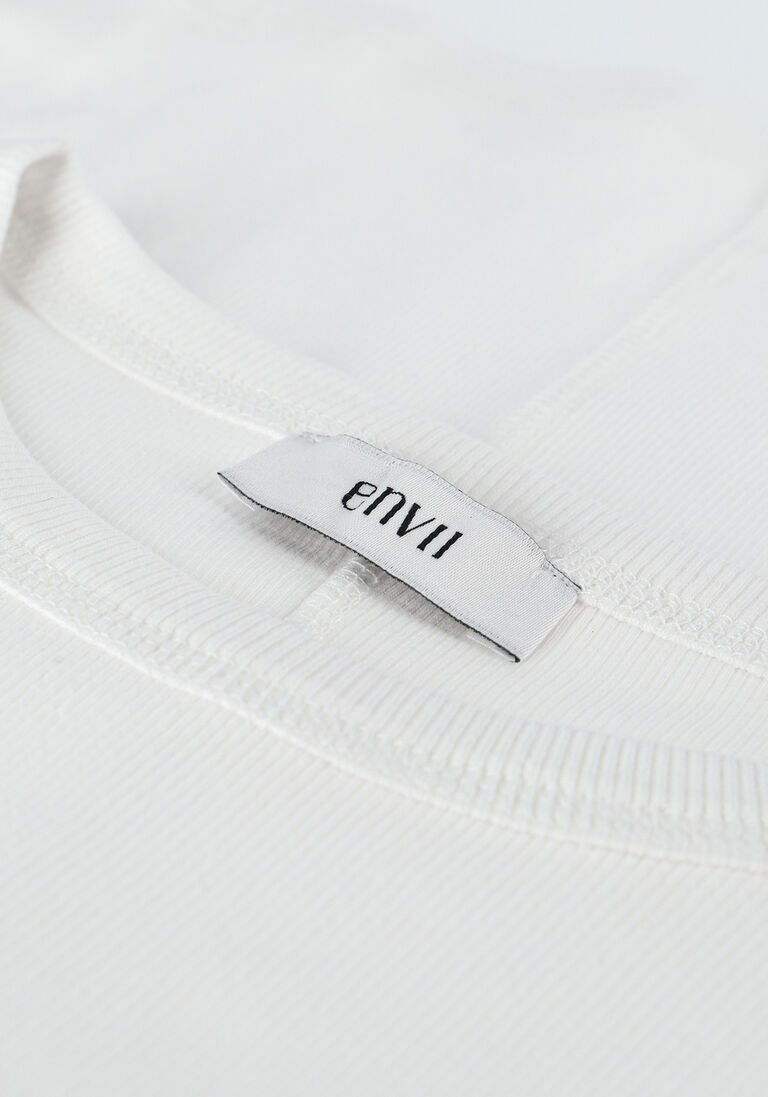 ENVII witte envii t-shirt enally ls crop tee 5314