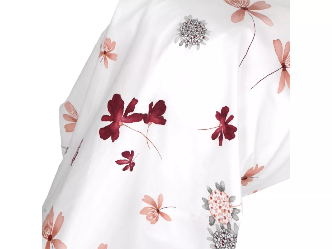 Taie de traversin 200x43 cm Percale pur coton PETITE FOLIE Rouge