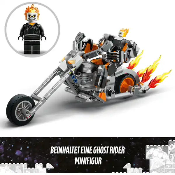 76245 Ghost Rider mit Mech & Bike