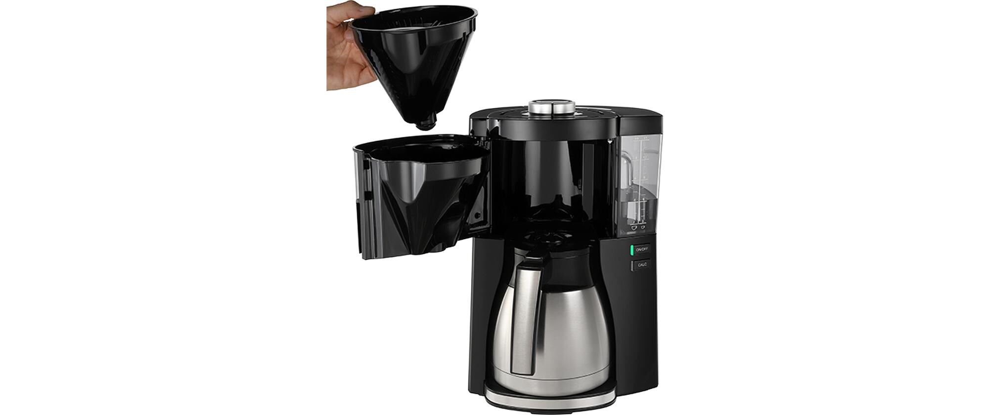 Filterkaffeemaschine Look Therm Perfection Schwarz<br>Kannendeckel mit komfortabler Easy Click Funktion