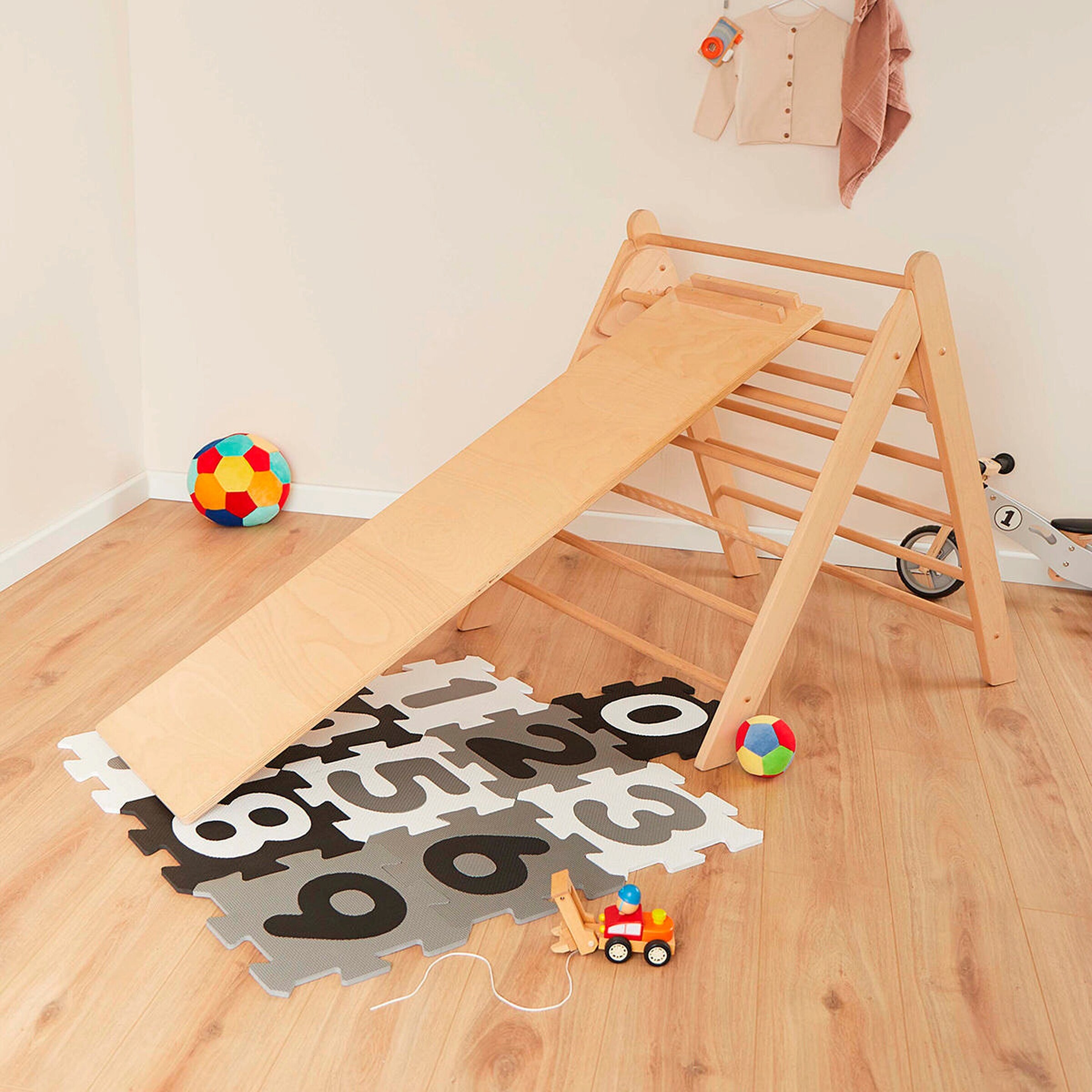 Bieco Kinder Puzzlematte 26 Teile Schwarz