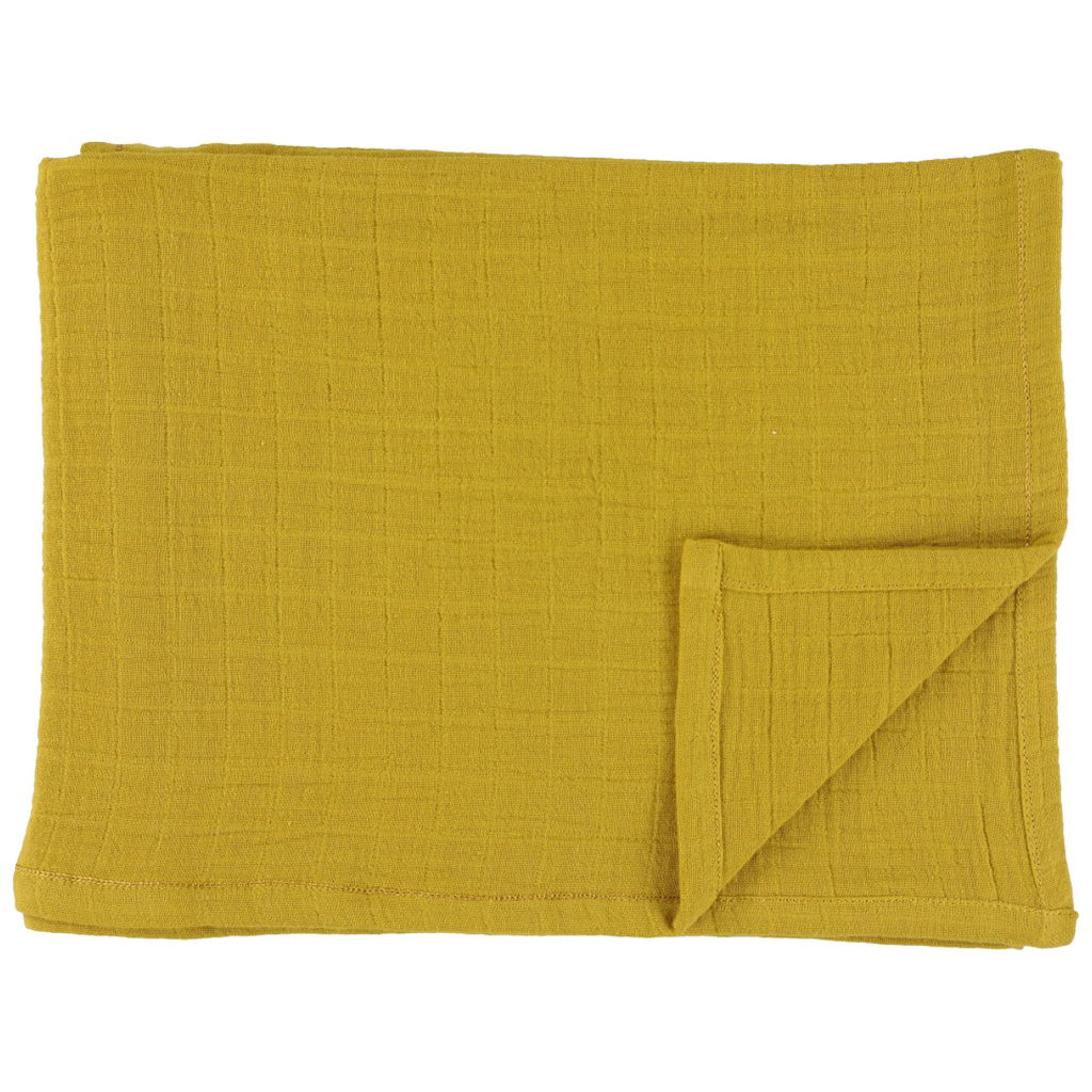 trixietrixie   Muslin Tuch Bliss Mustard 110x110cm